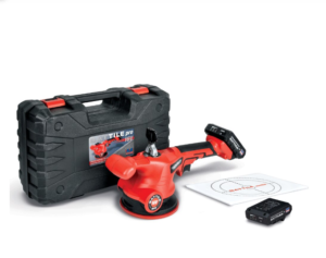 BATTILE PRO 2 - Ventosa battente a batteria 16V per piastrelle e lastre (2 batterie incl. )
