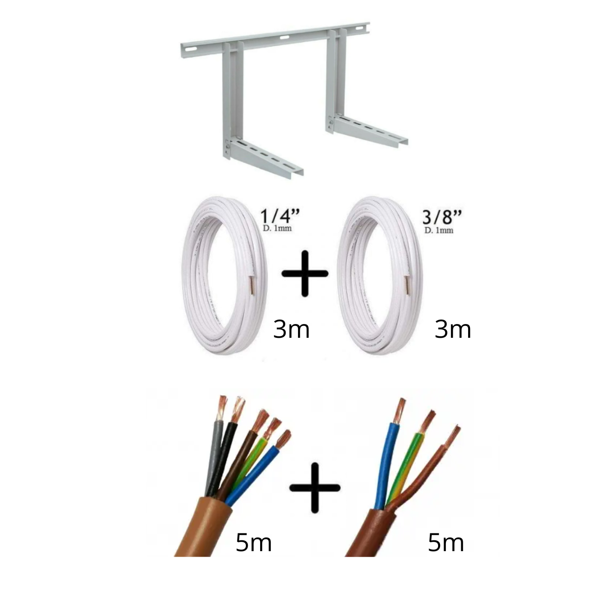 Kit Installazione Climatizzatore Monosplit 9000/12000 BTU