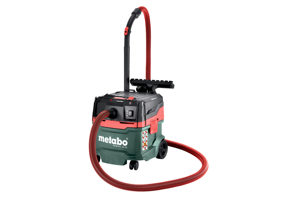 Aspiratore a Batteria AS36-18L20PC Metabo (pulizia manuale del filtro)
