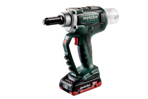 Rivettatrice a Batteria NP18LTXBL5.0 Metabo  C/2 Batterie 4.0Ah , Caricabatterie e Box