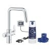 Rubinetto Grohe Blue Pure Eurosmart 30584000 con filtro a 5 fasi e bocca a U girevole